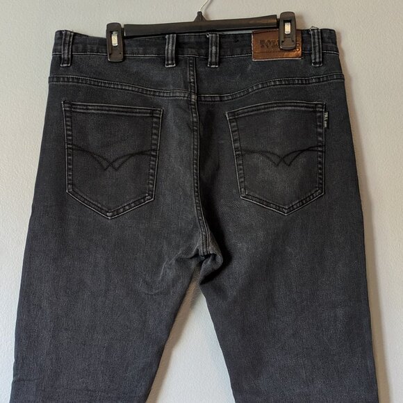 TOLL Men's Jeans Black 36 x 34 - Picture 3 of 11